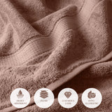 Madison Egyptian Cotton Plush Heavyweight 6 Piece Towel Set - Egyptian Cotton Towel Set by Superior Brand