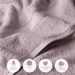 Madison Egyptian Cotton Plush Heavyweight 6 Piece Towel Set - Egyptian Cotton Towel Set by Superior Brand