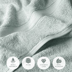 Madison Egyptian Cotton Plush Heavyweight 6 Piece Towel Set - Egyptian Cotton Towel Set by Superior Brand