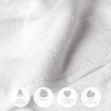 Madison Egyptian Cotton Plush Heavyweight 6 Piece Towel Set - Egyptian Cotton Towel Set by Superior Brand
