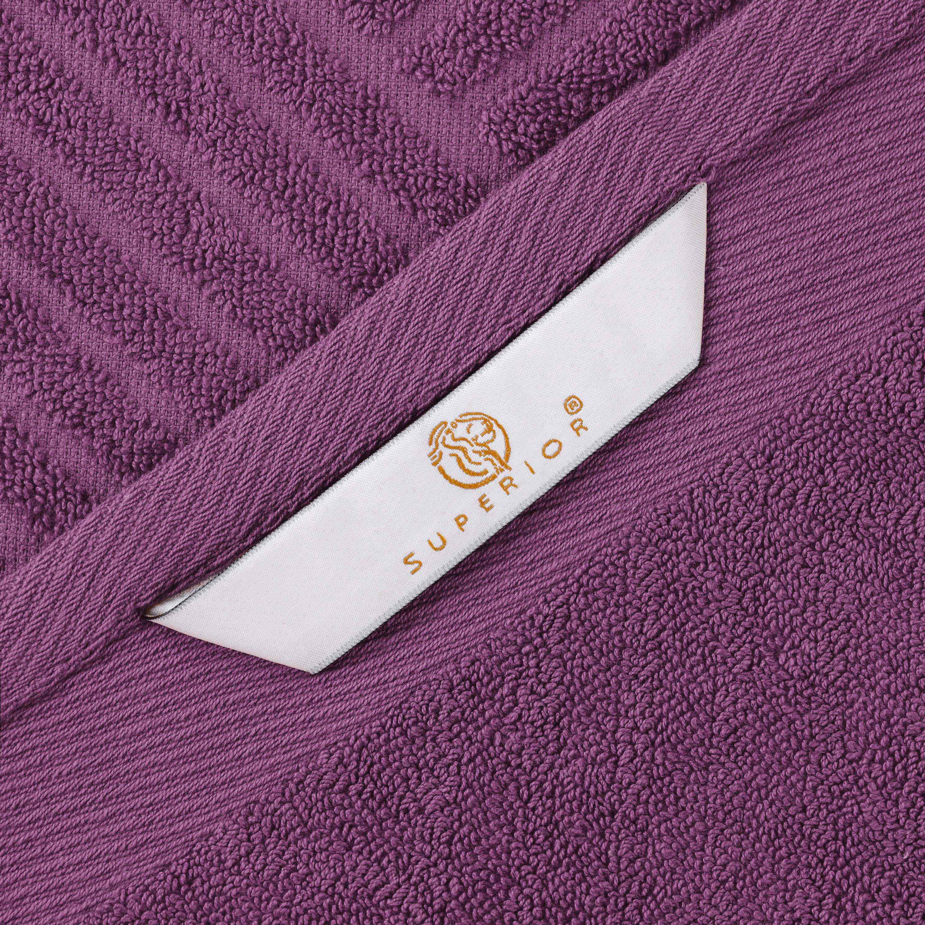 Egyptian Cotton Basketweave Towel Set 6 Piece - Egyptian Cotton Towel Set by Superior Brand