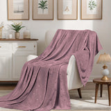 Fleece Plush Medium Weight Fluffy Soft Decorative Polka Dot Blanket - Blanket by Superior Brand