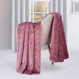 Fleece Plush Medium Weight Fluffy Soft Decorative Polka Dot Blanket - Blanket by Superior Brand