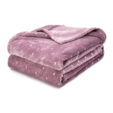 Fleece Plush Medium Weight Fluffy Soft Decorative Polka Dot Blanket - Blanket by Superior Brand