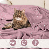 Fleece Plush Medium Weight Fluffy Soft Decorative Polka Dot Blanket - Blanket by Superior Brand