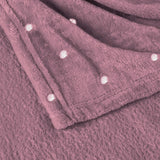Fleece Plush Medium Weight Fluffy Soft Decorative Polka Dot Blanket - Blanket by Superior Brand