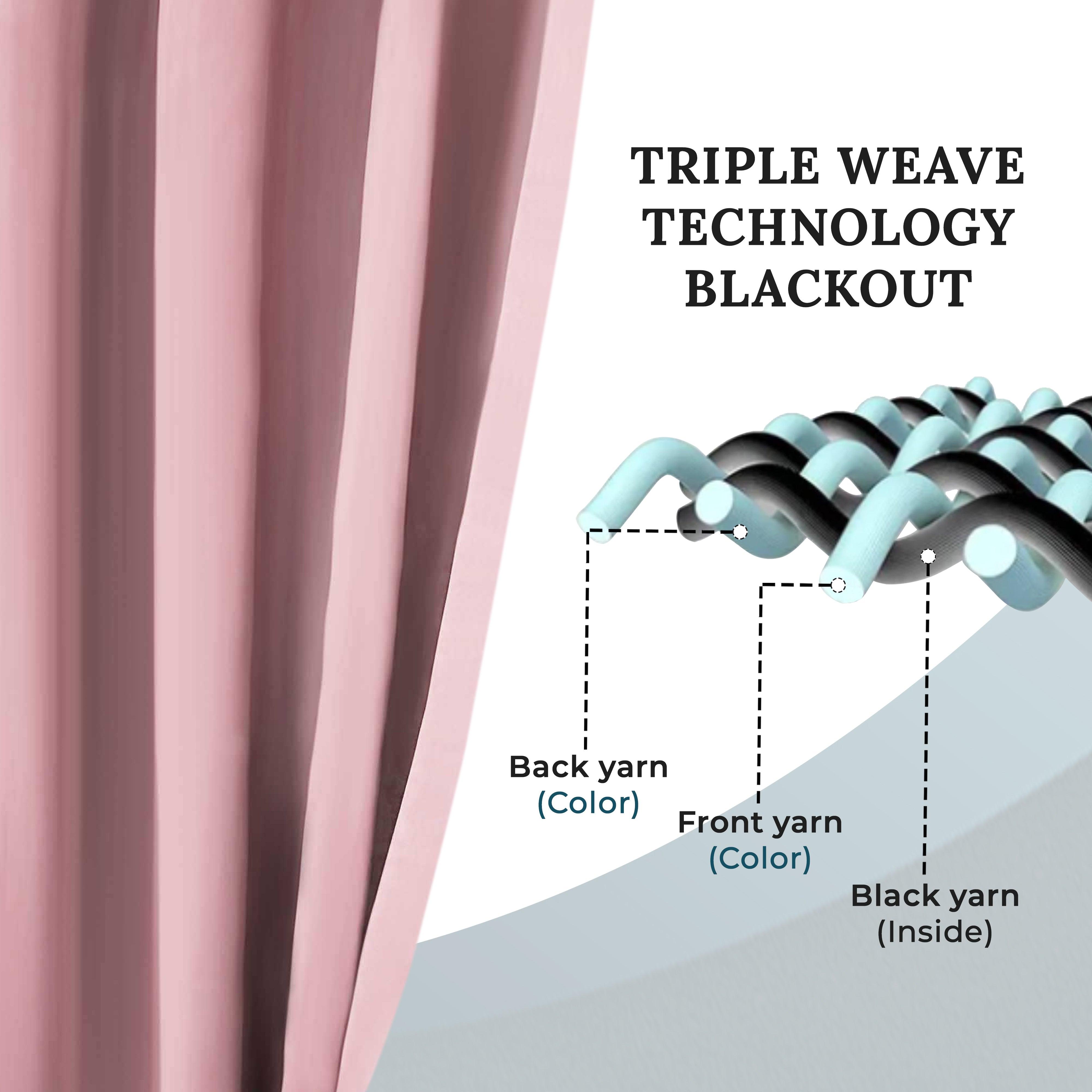 Solid Machine Washable Room Darkening Blackout Curtains, Set of 2 - Blackout Curtains by Superior Brand