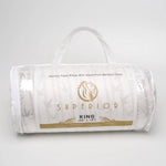 Shredded Memory Foam Pillow with Removable Rayon from Bamboo Cover - Pillows by Superior Brand
