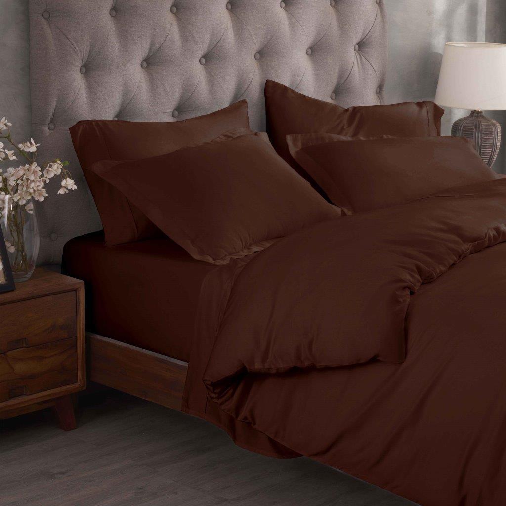 300 Thread Count Egyptian Cotton Solid Duvet Cover - Egyptian Cotton Duvet Cover Set by Superior Brand