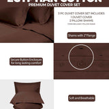 300 Thread Count Egyptian Cotton Solid Duvet Cover - Egyptian Cotton Duvet Cover Set by Superior Brand