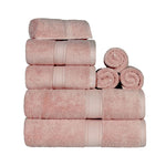 Madison Egyptian Cotton Plush Heavyweight 8 Piece Towel Set - Egyptian Cotton Towel Set by Superior Brand