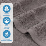 Napa Zero Twist Cotton Solid Waffle Honeycomb Bath Sheet Set of 2 - Towel Set by Superior Brand