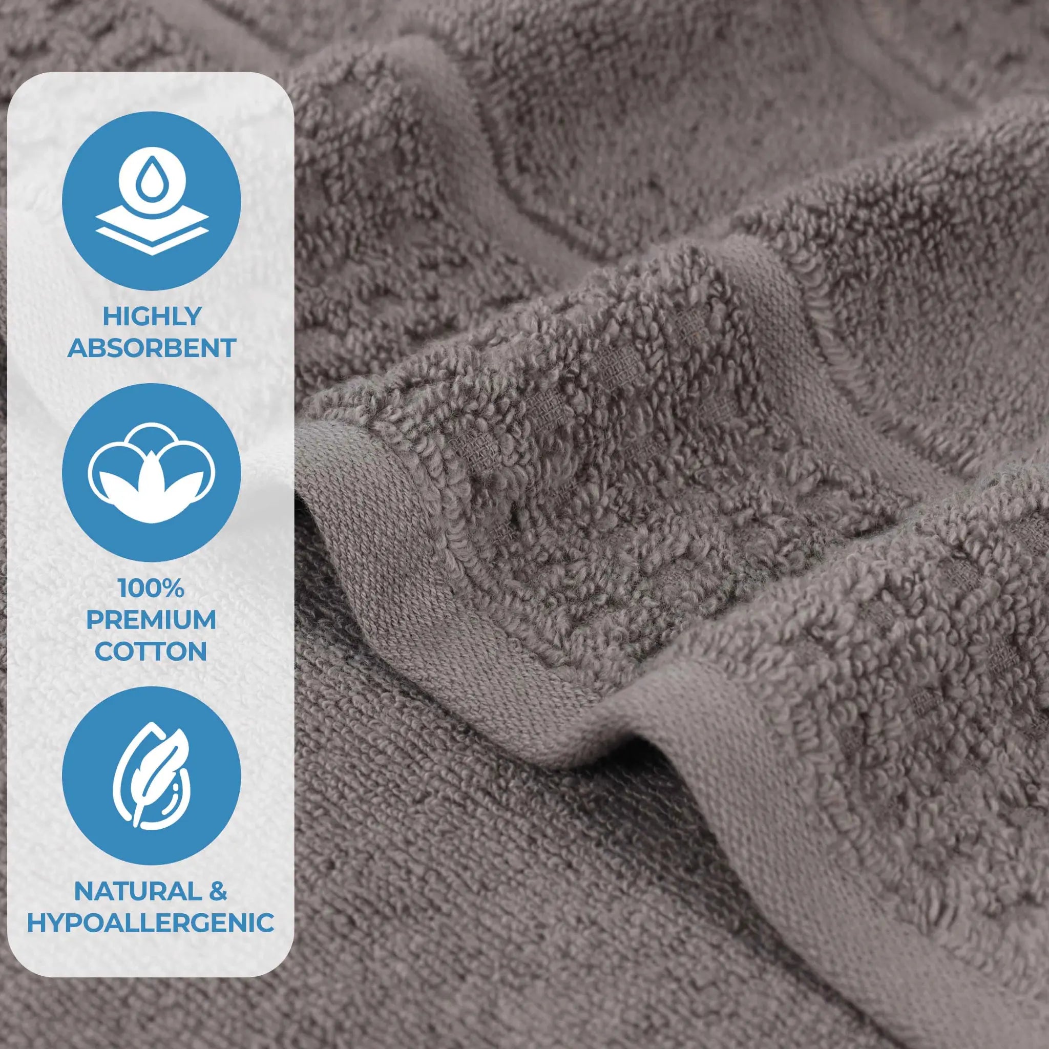 Napa Zero Twist Cotton Solid Waffle Honeycomb Bath Sheet Set of 2 - Towel Set by Superior Brand