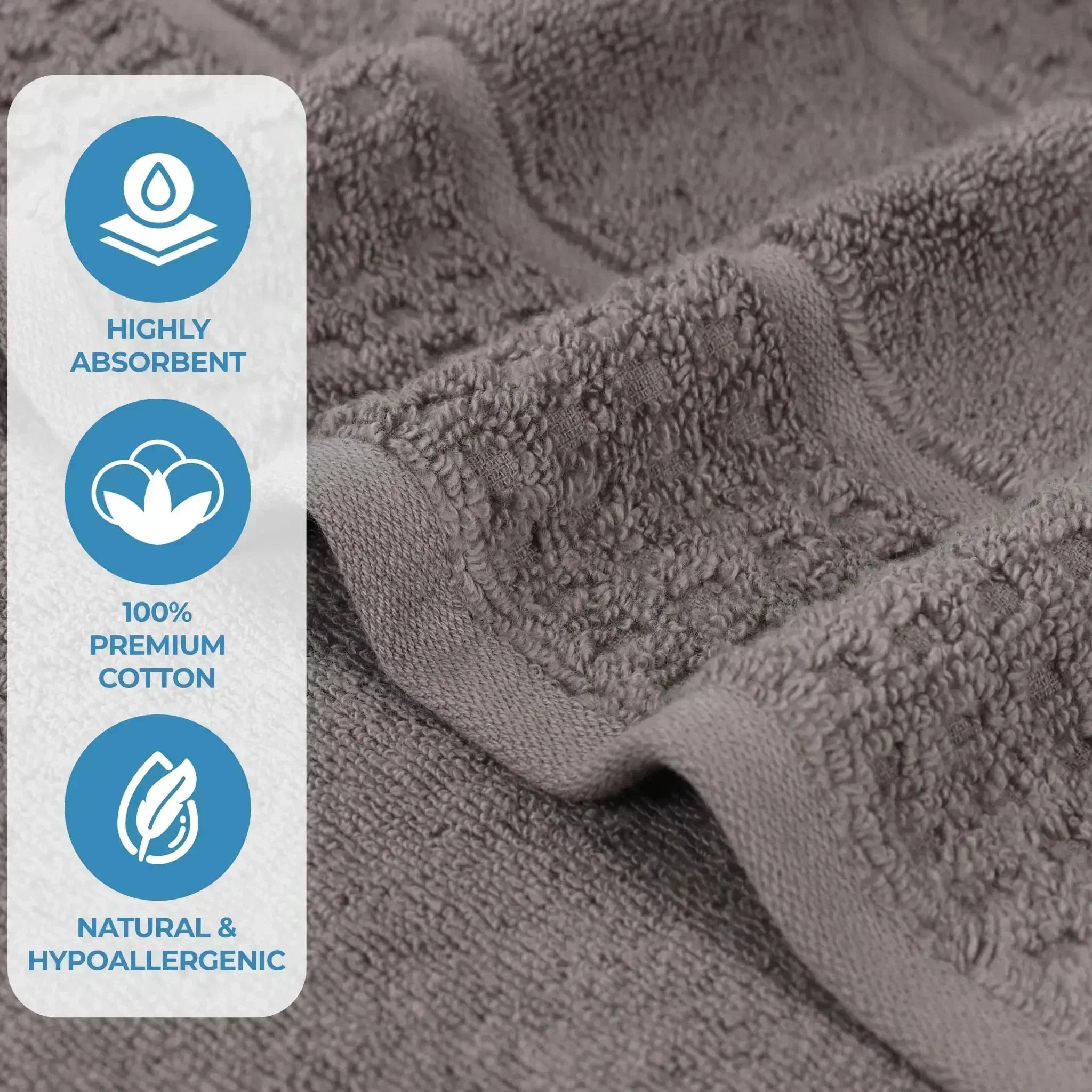 Napa Zero Twist Cotton Solid Waffle Honeycomb Bath Sheet Set of 2 - Towel Set by Superior Brand