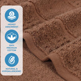 Napa Zero Twist Cotton Solid Waffle Honeycomb Bath Sheet Set of 2 - Towel Set by Superior Brand