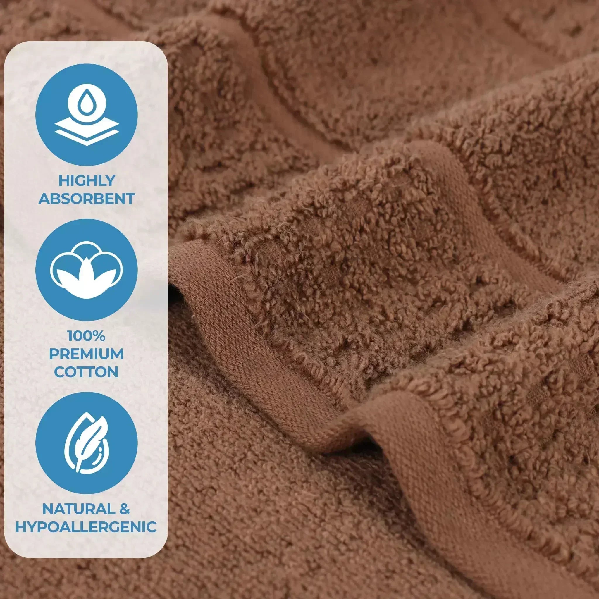 Napa Zero Twist Cotton Solid Waffle Honeycomb Bath Sheet Set of 2 - Towel Set by Superior Brand