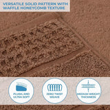 Napa Zero Twist Cotton Solid Waffle Honeycomb Bath Sheet Set of 2 - Towel Set by Superior Brand