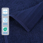 Cotton Waffle Border Towel Set 12-Piece - Honeycomb - Towel Set by Superior Brand