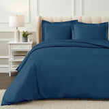 1200 Thread Count Egyptian Cotton Solid Duvet Cover - Egyptian Cotton Duvet Cover Set by Superior Brand