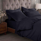 300 Thread Count Egyptian Cotton Solid Duvet Cover - Egyptian Cotton Duvet Cover Set by Superior Brand