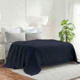 Milan Cotton Textured Jacquard Striped Lightweight Woven Blanket - Blanket by Superior Brand