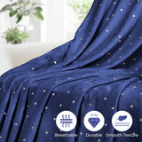 Fleece Plush Medium Weight Fluffy Soft Decorative Polka Dot Blanket - Blanket by Superior Brand
