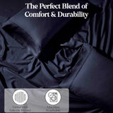 1200 Thread Count Cotton Rich Bed Sheet Set Solid Deep Pocket - Sheet Set by Superior Brand