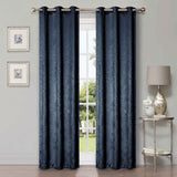 Waverly Geometric Washable Room Darkening Blackout Curtains, Set of 2 - Blackout Curtains by Superior Brand