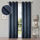 Waverly Geometric Washable Room Darkening Blackout Curtains, Set of 2 - Blackout Curtains by Superior Brand