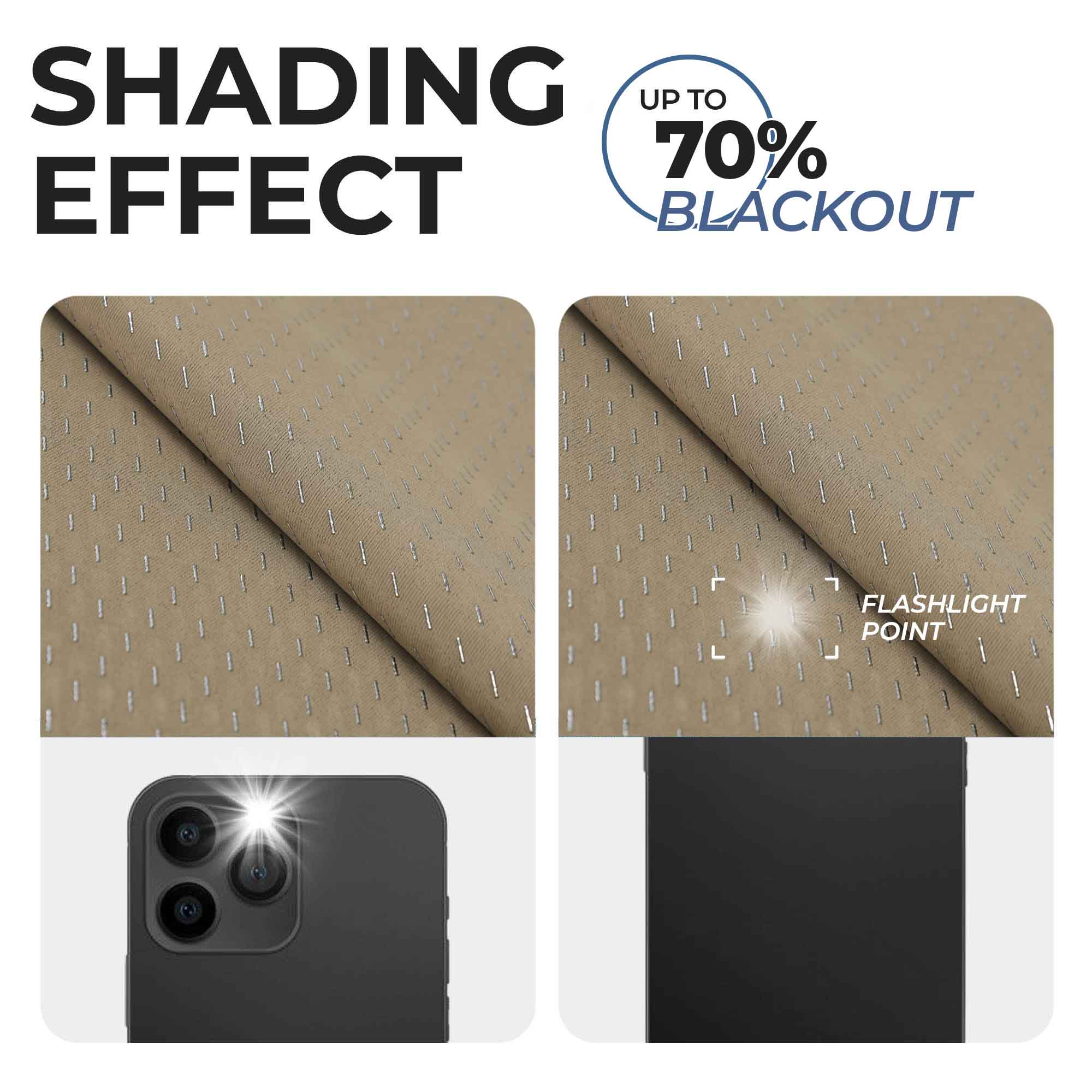 Modern Shimmer Washable Room Darkening Blackout Curtains, Set of 2 - Blackout Curtains by Superior Brand