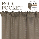 Modern Shimmer Washable Room Darkening Blackout Curtains, Set of 2 - Blackout Curtains by Superior Brand