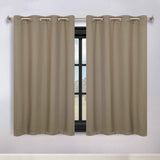 Modern Shimmer Washable Room Darkening Blackout Curtains, Set of 2 - Blackout Curtains by Superior Brand