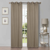 Modern Shimmer Washable Room Darkening Blackout Curtains, Set of 2 - Blackout Curtains by Superior Brand
