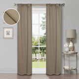 Modern Shimmer Washable Room Darkening Blackout Curtains, Set of 2 - Blackout Curtains by Superior Brand