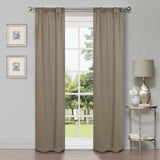 Modern Shimmer Washable Room Darkening Blackout Curtains, Set of 2 - Blackout Curtains by Superior Brand