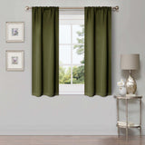 Solid Machine Washable Room Darkening Blackout Curtains, Set of 2 - Blackout Curtains by Superior Brand