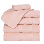 Smart Dry Zero-Twist Cotton Towel Set 6 Piece - Towel Set by Superior Brand