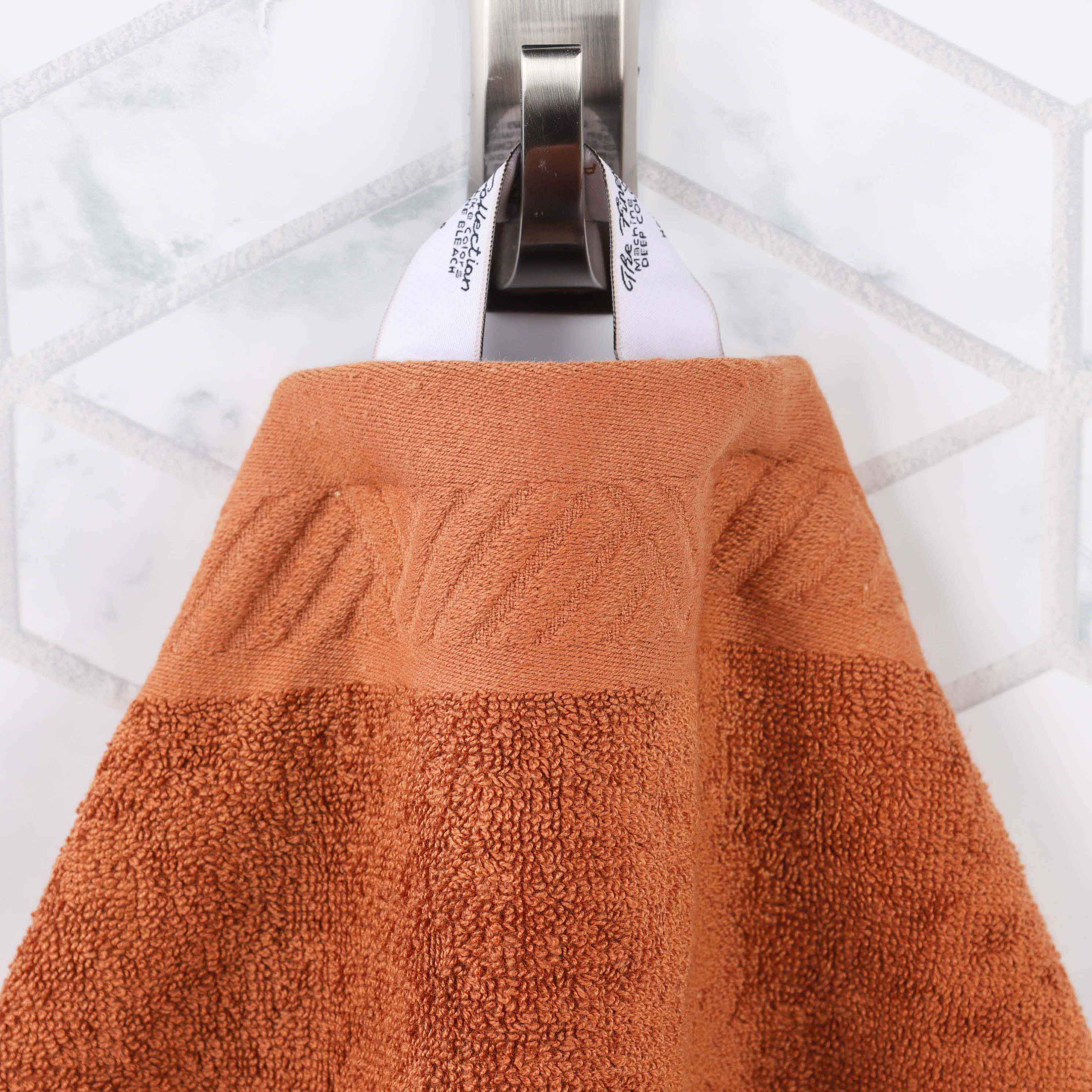 Egyptian Cotton Basketweave Towel Set 6 Piece - Egyptian Cotton Towel Set by Superior Brand