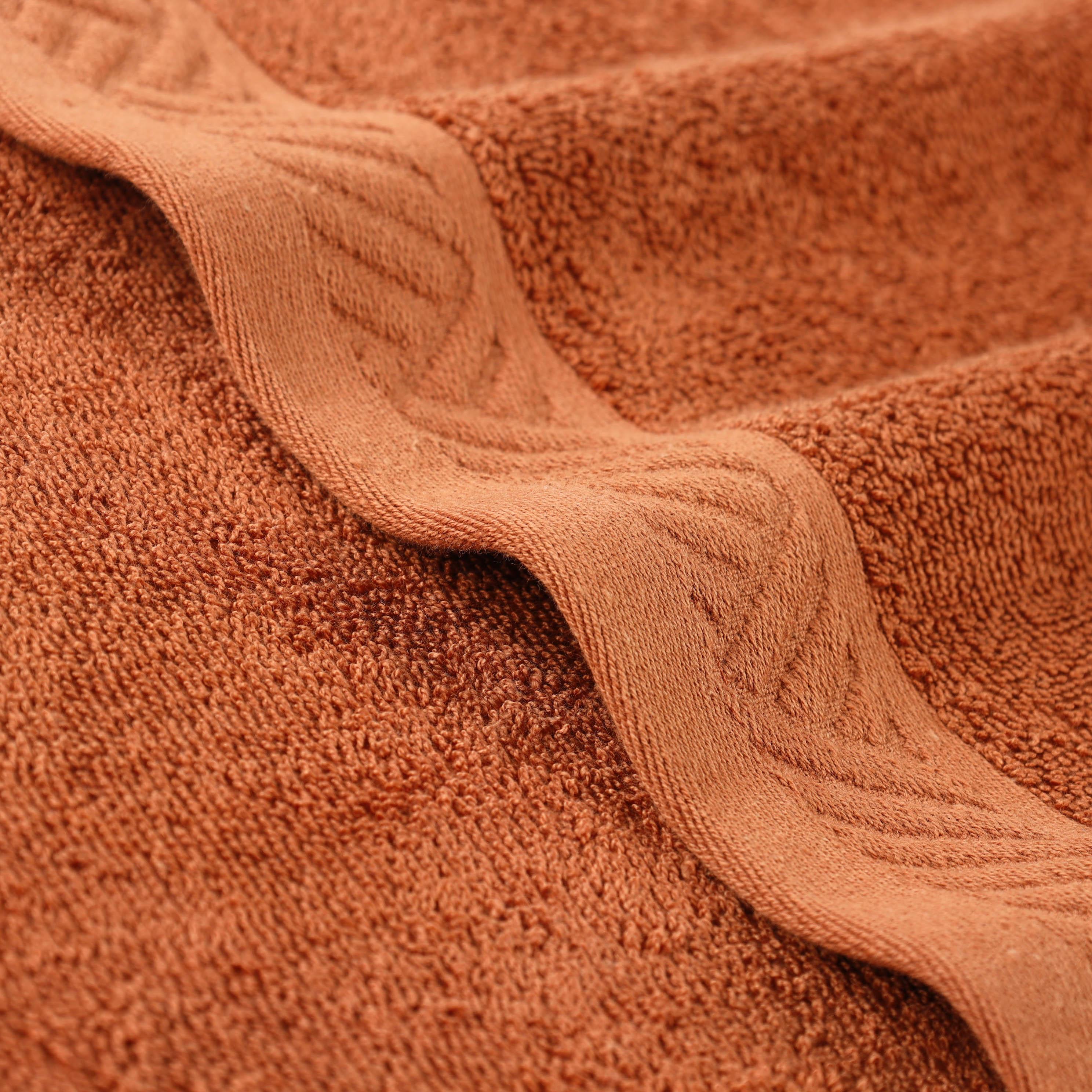 Egyptian Cotton Basketweave Solid Towel Set 3 Piece - Egyptian Cotton Towel Set by Superior Brand