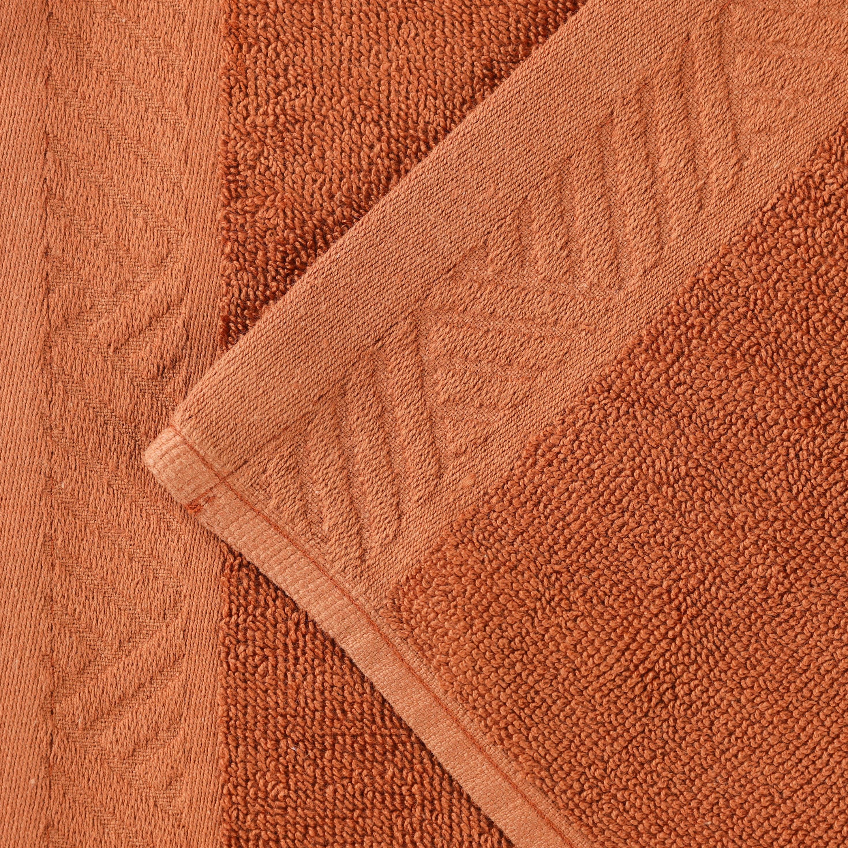 Egyptian Cotton Basketweave Solid Towel Set 3 Piece - Egyptian Cotton Towel Set by Superior Brand