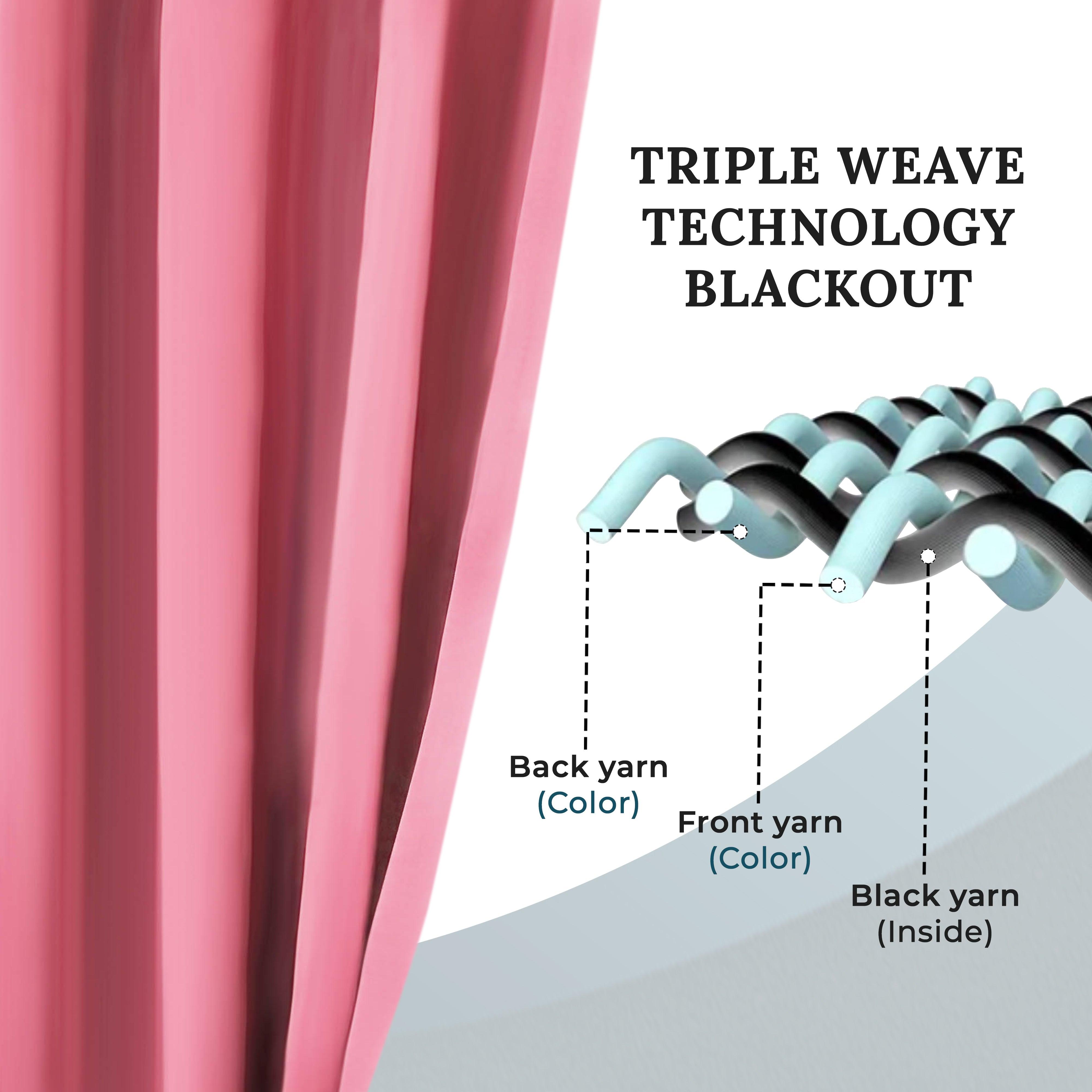 Solid Machine Washable Room Darkening Blackout Curtains, Set of 2 - Blackout Curtains by Superior Brand