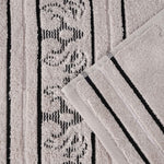 Sadie Zero Twist Cotton Solid and Jacquard Floral 6 Piece Towel Set - Towel Set by Superior Brand