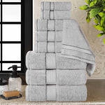 Niles Egyptian Giza Cotton Plush Towel Set 9-Piece - Egyptian Cotton Towel Set by Superior Brand