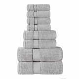 Egyptian Giza Cotton Plush Soft Towel Set 8 Piece - Egyptian Cotton Towel Set by Superior Brand