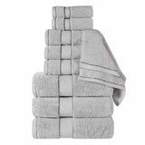 Niles Egyptian Giza Cotton Plush Towel Set 9-Piece - Egyptian Cotton Towel Set by Superior Brand