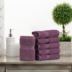Egyptian Cotton Madison Face Towel Set of 6 - Egyptian Cotton Face Towel by Superior Brand