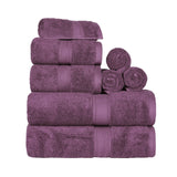 Madison Egyptian Cotton Plush Heavyweight 8 Piece Towel Set - Egyptian Cotton Towel Set by Superior Brand