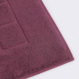 Nora Cotton Solid Absorbent Thick Checkered Washable Bath Mat Set of 2 - Bath Mats by Superior Brand