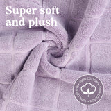 Nora Cotton Solid Absorbent Thick Checkered Washable Bath Mat Set of 2 - Bath Mats by Superior Brand