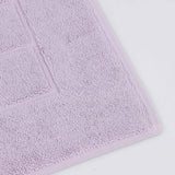 Nora Cotton Solid Absorbent Thick Checkered Washable Bath Mat Set of 2 - Bath Mats by Superior Brand